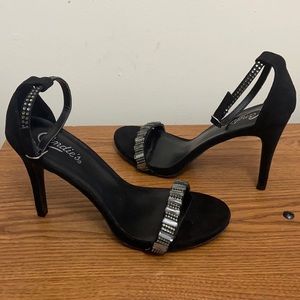 Candies Stilleto ankle strap heel